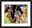 Serena Williamson and Maria Sharapova Tennis Framed 8x10 Photograph 2007 Australian Open Final