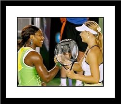 Serena Williamson and Maria Sharapova Tennis Framed 8x10 Photograph 2007 Australian Open Final