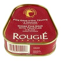 Rougie Block of Goose Foie Gras with Truffle, 2.6 ounces Tins