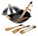 Everybody Loves Wok 7 Piece Steel Wok Set