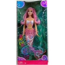 Barbie Fairytopia pink mermaid dolls by Barbie