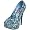 Pleaser Women's Teeze-39 Platform Pump,Blue Satin,6 M US