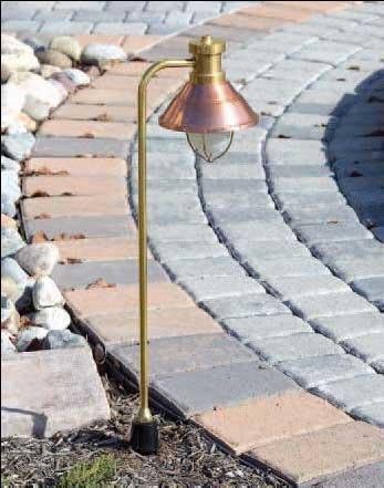 Hadco Lighting SPL5_NS7 SPL5-N Nautical Brass Pathlyte Low Voltage 12V