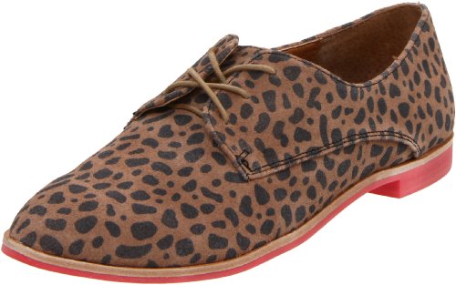 DV by Dolce Vita Women's Mini Oxford,Cheetah Suede,10 M US