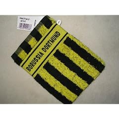 BVB Borussia Dortmund Waschhandschuh, schwarz-gelb 15/21 cm,Fussball-Fan-Artikel