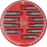 JTC 10PCS 穴開き スタービットセット トルクスネジ用 いじり止め JTC5363