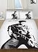 Kitchen & Housewares : Elvis Presley Double Duvet Cover and Pillowcase Guitar Design Bedding