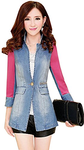 ジャケット デニム 長袖 スプリング シンプル デート カジュアル キュート エレガンス レディース 冬物 春物 可愛いスカーフ付き R741