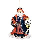 Detroit Tigers MLB Olde World Santa Tree Ornament