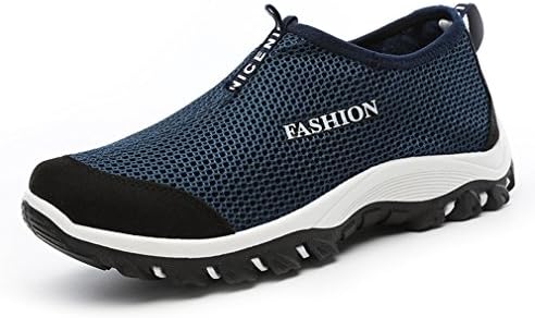 ACETOP Lightweight Breathable Mens Casual Mesh Road Running Shoes Outdoor Flat Slip On Athletic Hollow Exercise Sneakers
