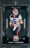 2008 Donruss Elite # 12 Trent Edwards - Buffalo Bills - NFL Football Card in Protective Screw Down Display Case !