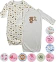 Luvable Friends Infant Gowns 2-Pack