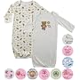 Luvable Friends Infant Gowns 2-Pack