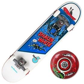 Birdhouse (CPX1066) Shaun White Jaws Dog Complete Skateboard (7.5in Wide by 31.5in Long) by Birdhouse