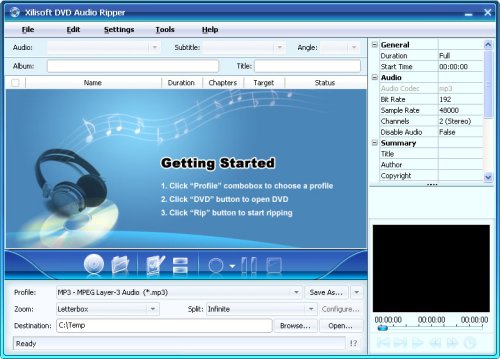 Xilisoft DVD Audio Ripper