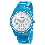 XOXO Womens XO113 Rhinestone Accent Turquoise Ename