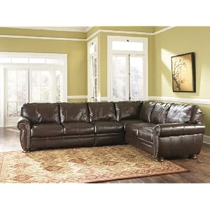 Genuine Leather Upholstery Sectional Extension