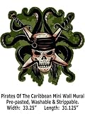 Wallpaper Blue Mountain Steves Color Collection Disney Pirates Of the Caribbean Mini Wall Mural BC15