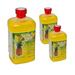 Suero Oral Electrolyte Solution Tropical Pineapple Juice Flavor 3 Pcs
