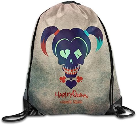 Harley Quinn Suicide Squad Basic Drawstring Backpack Bag