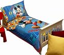 Disney Cyber Mickey Mouse 4 Piece Toddler Bedding Set