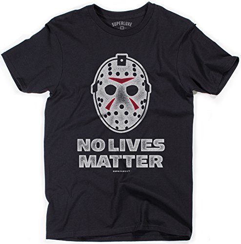 Superluxe™ Mens No Lives Matter Ski Mask T-Shirt, 2X-Large
