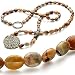 persian19 - BlingOnly Persian Agates Brass Necklace Necklace