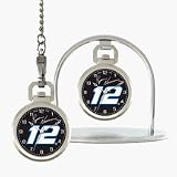 Ryan Newman #12 Stainless Steel Pocket Watch