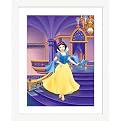 Snow White Framed Lithograph - 12.25x15.25"
