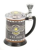 Harley Davidson Fat Boy Franklin Mint Collector Tankard