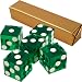 Best Quality 19mm A Grade Serialized Set of Casino Dice-Green