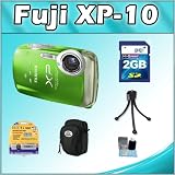 Fujifilm FinePix XP10 12MP Digital Camera w/ 5x Dual Image stabilized Optical Zoom, 2.7
