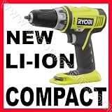 Ryobi P202 18V Lithium-Ion Drill Driver (Bare Tool Only. Battery and Charger Not Included)