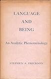 Language and being : an analytic phenomenology
