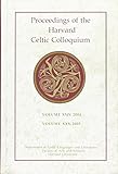 Proceedings of the Harvard Celtic Colloquium volume XXIV, 2004