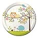 Creative Converting Happi Tree Party Supplies Pack Including Cups, Plates, Napkins, and a Table Cover for 16 Guests.
