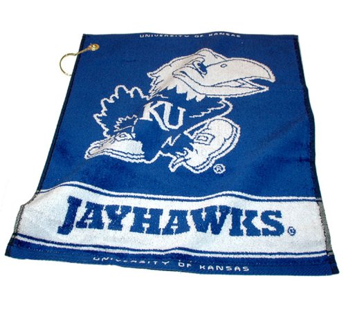 NCAA Kansas Woven Team Golf Towel