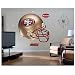 49ers Fathead NFL Helmet