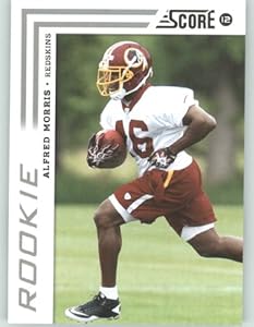 2012 Score Football Card #386 Alfred Morris RC - Washington Redskins (RC - Rookie Card)(NFL Trading Card)