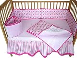 Tadpoles Modern Dots 4 Piece Crib Set