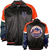 New York Mets Varsity Pleather Jacket