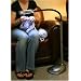 Mighty Bright Floor Stand Magnifier Lamp Grey & Black