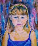 Custom Order #UO-XBL, Oil on Canvas, Custom Painting of The Person You Love, For 1 Person of Customer's Choice, Style: Expressionism, with Signature Text "THANK YOU FOR EVERYTHING!", Canvas Size 23 x 28 inch