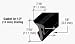 C.R. LAURENCE GGT12100 CRL 1/2 Roll-In EPDM Gasket for Tapered Sidelite Rails - 100 Roll
