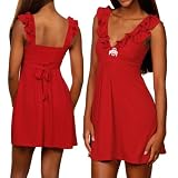 NCAA Ohio State Buckeyes Ladies Scarlet Sorority Girl Sundress (Small)