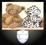 Animal Print Teddy Bears Decorative Night Light