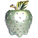 Green Crystal Apple Trinket Box