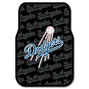 Los Angeles Dodgers Set of Rubber Floor Mats