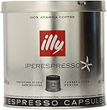 illy iperEspresso Capsules Dark Roasted Coffee, 5-Ounce, 21-Count Capsules