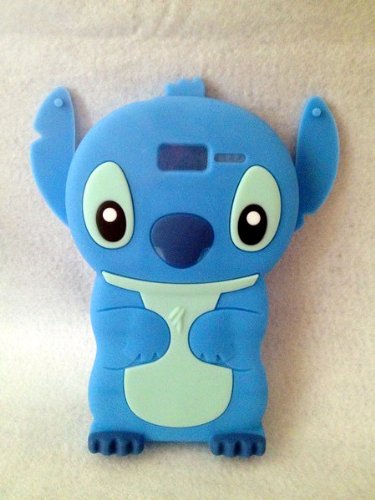 3D Blue Stitch & Lilo Soft Silicone Case Cover For MOTOROLA XT907 XT890 Droid Razr M i RAZR M 4G LTE